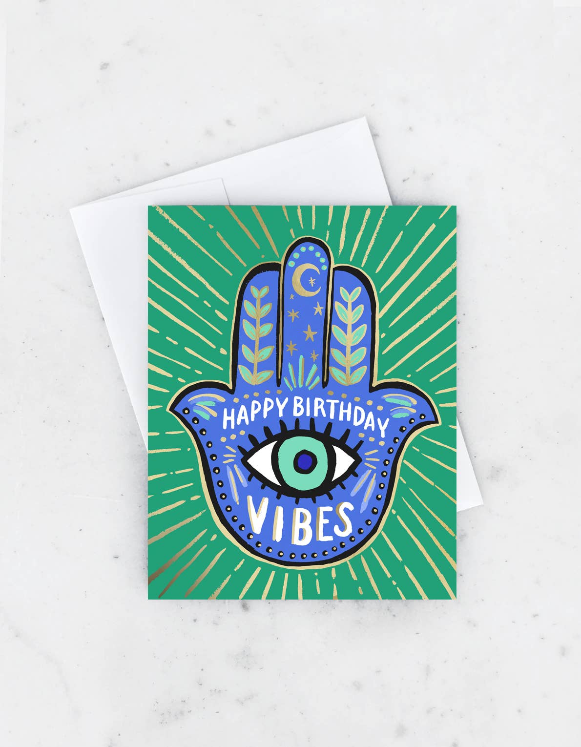 Hamsa Birthday Greeting Card