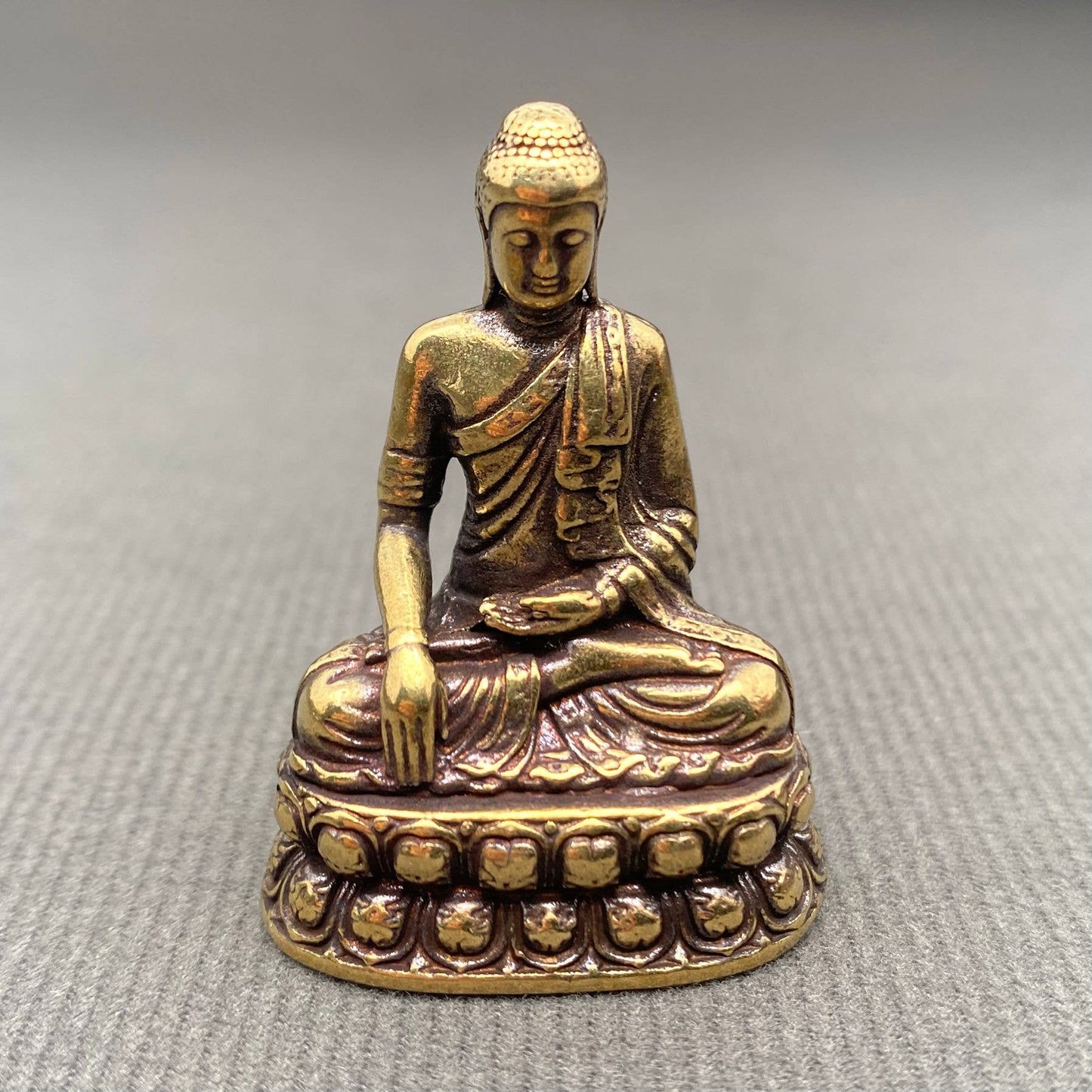 Brass Buddha statue Crafts Desktop Ornaments Decoration