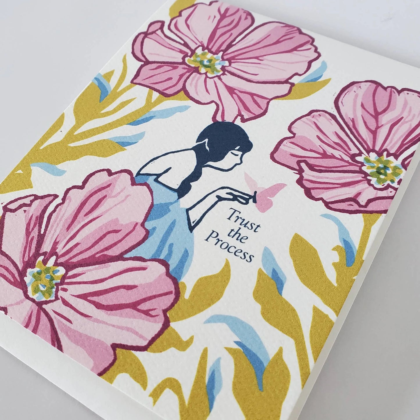 Trust the Process Fairy Butterfly Friendship Greeting Card