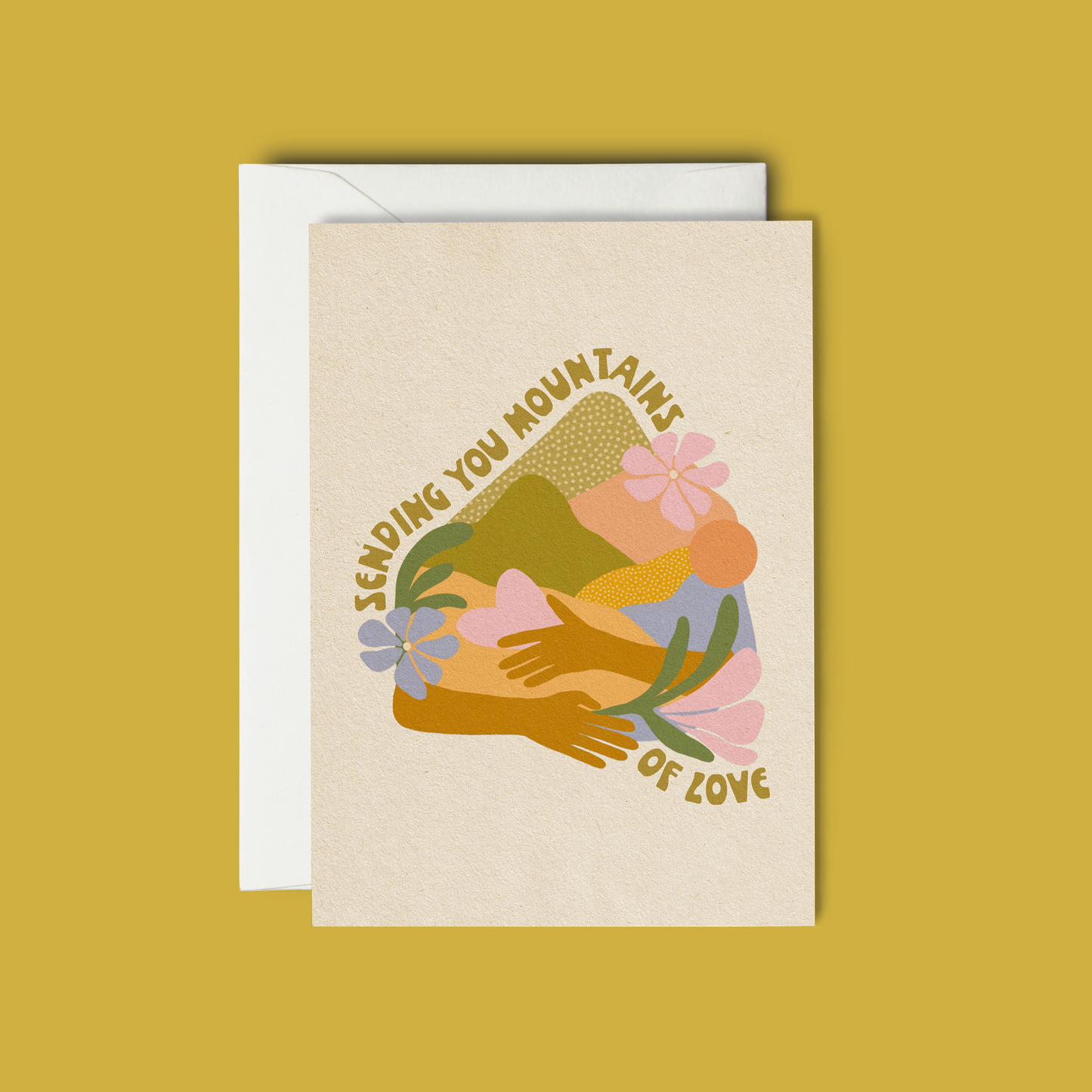 Sending You Mountains Of Love Greeting Card