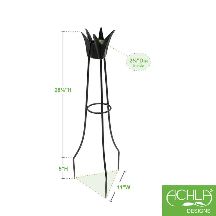 Spiked Gazing Globe Stand