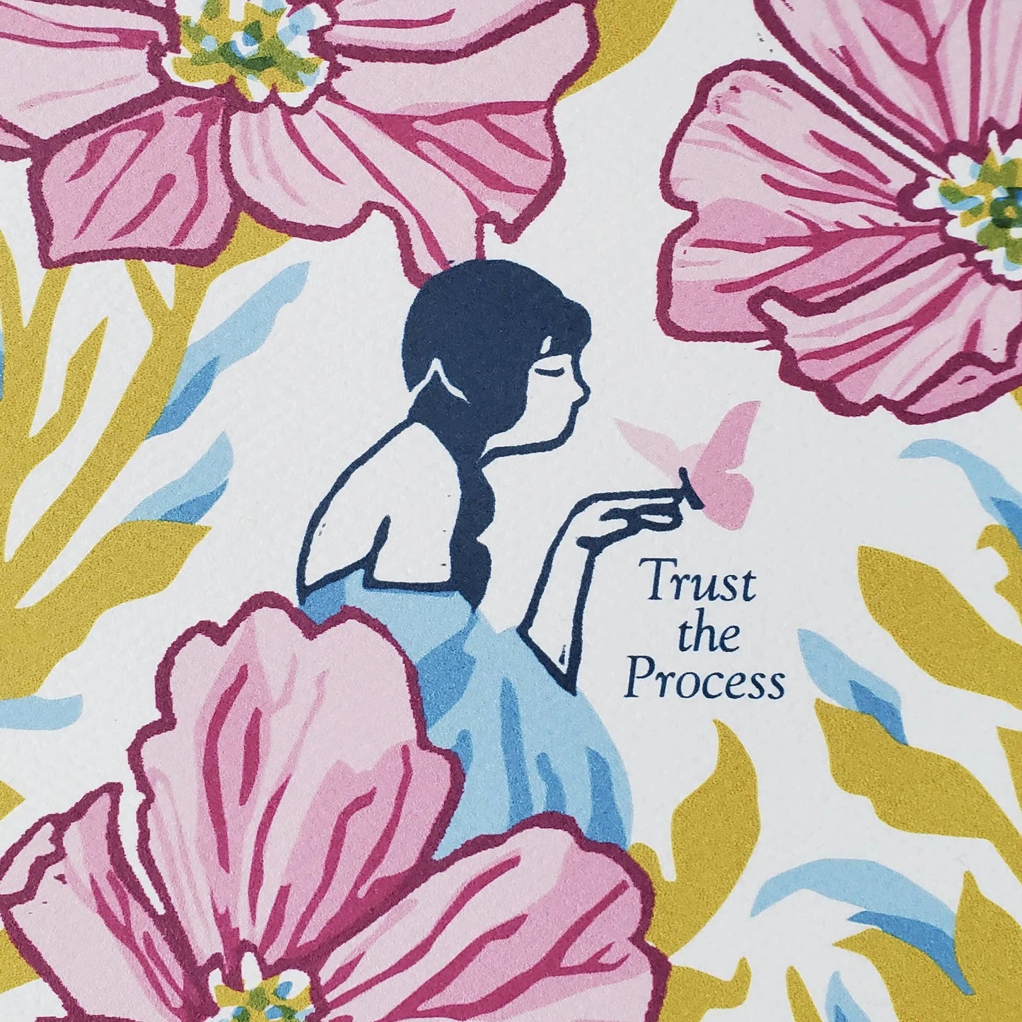Trust the Process Fairy Butterfly Friendship Greeting Card