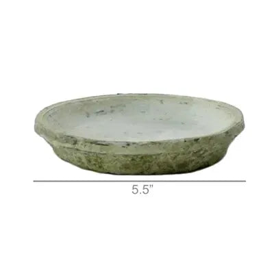 Rustic Terra Cotta Saucer 5.5 in - Whitestone