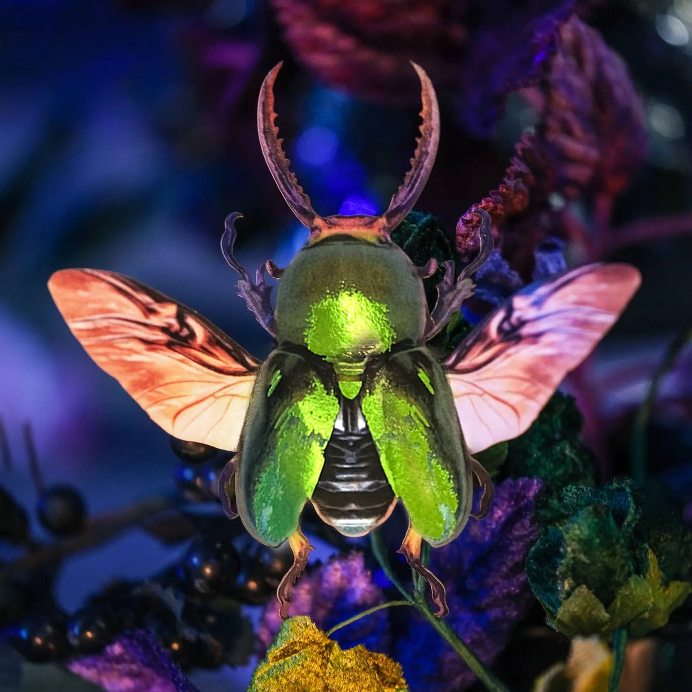 'Undergrowth' Foil-Embellished Beetle 4 piece Set