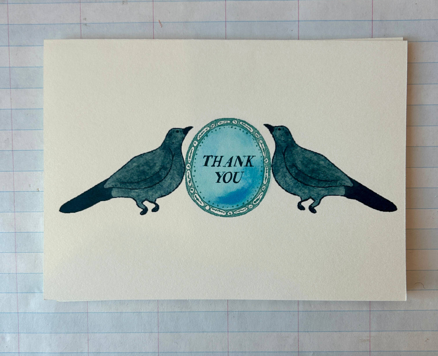 Bird Animal Friends Thank You Card