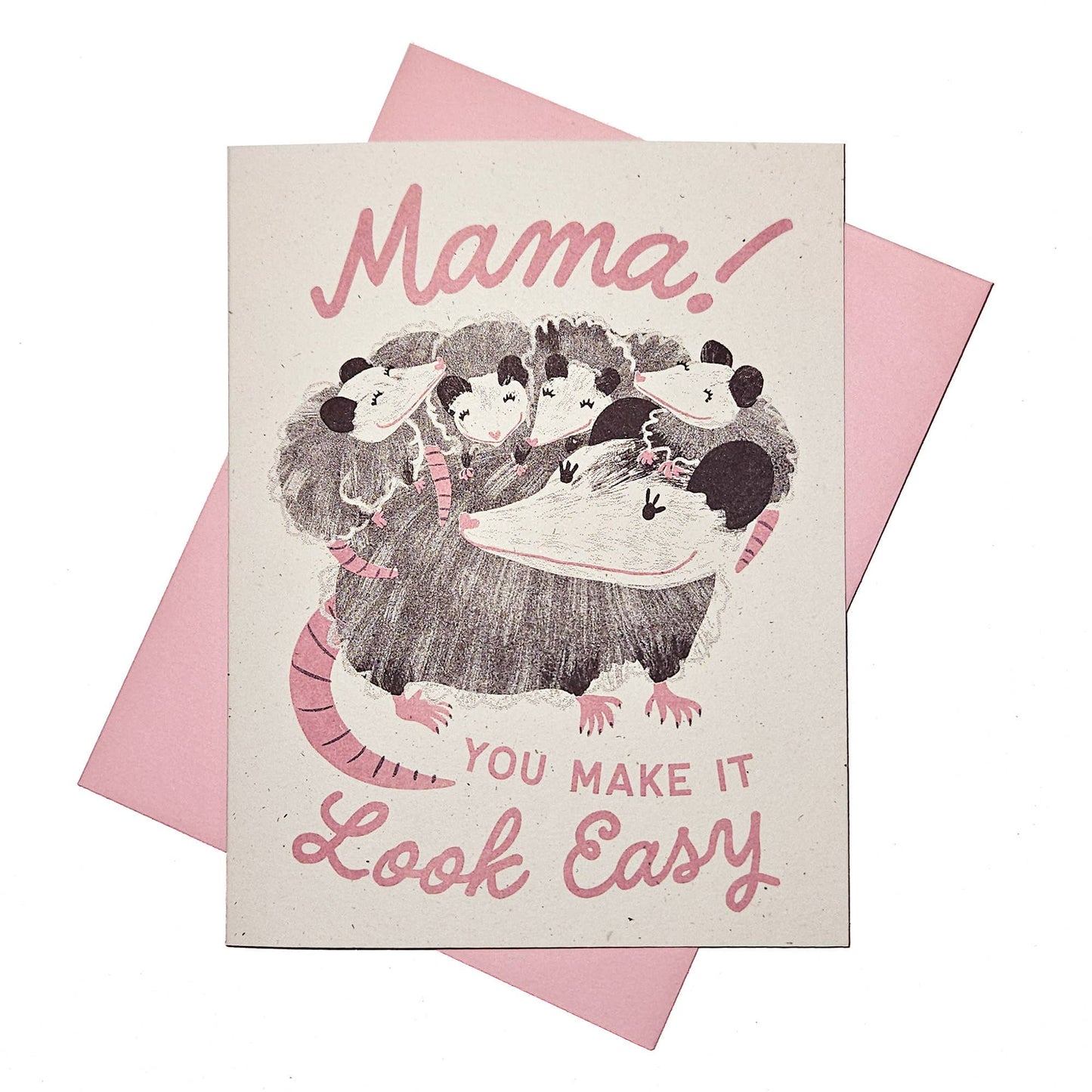 Mama Possum Greeting Card