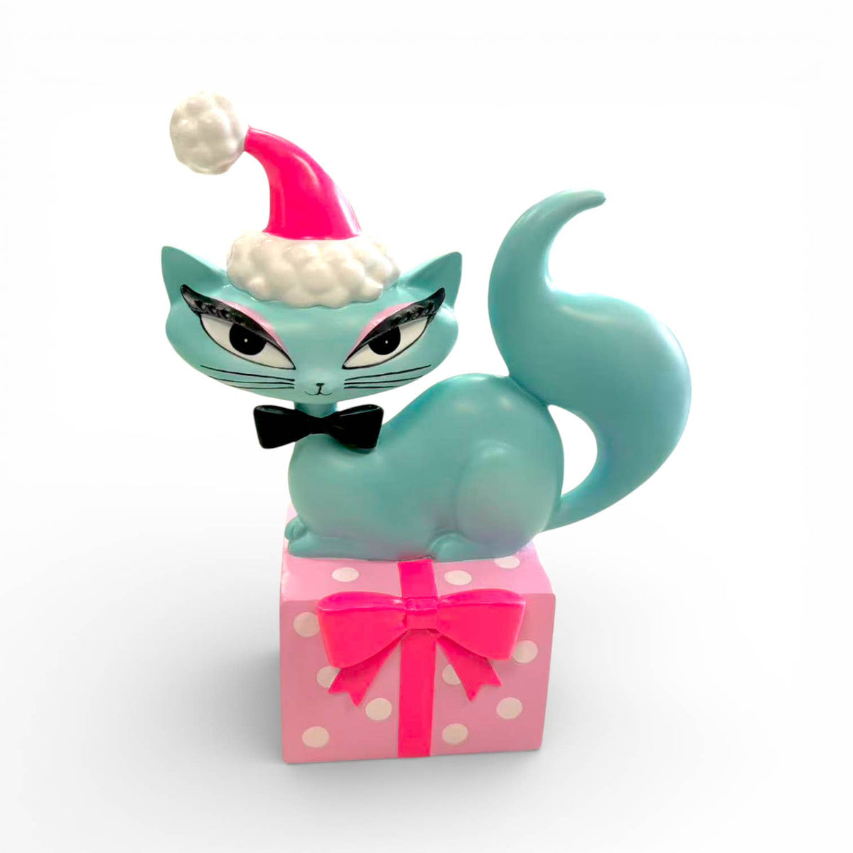 Swanky Christmas Kitty on Present