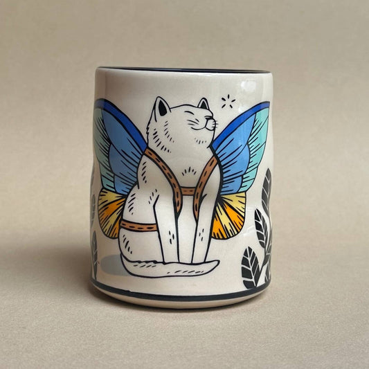 Sun Dappled Cat Spark Cup - Large