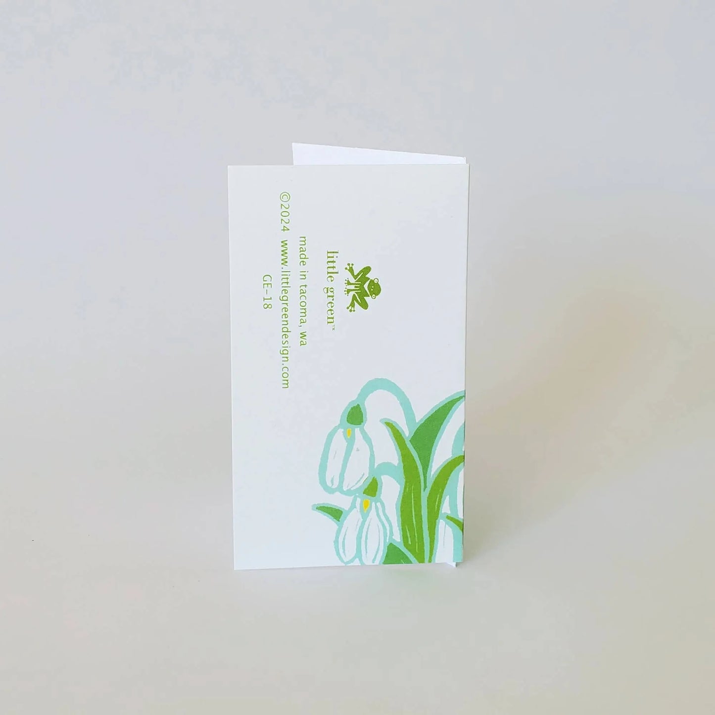 Purple Clover Mini Note Card Set of 8