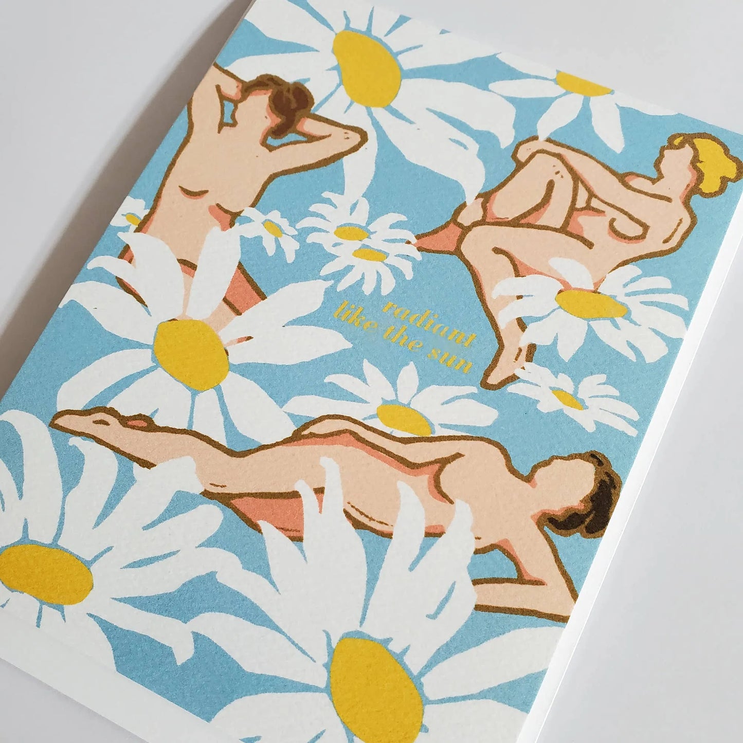 Radiant Like the Sun Encouragement Friendship Greeting Card