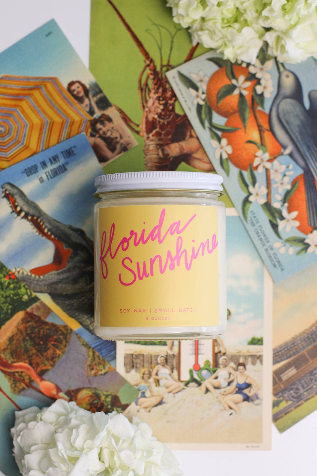 8 oz. Poured Goods Florida Sunshine Soy Wax Candle