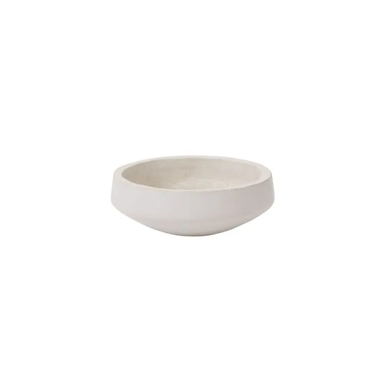 Newport White Low Bowl