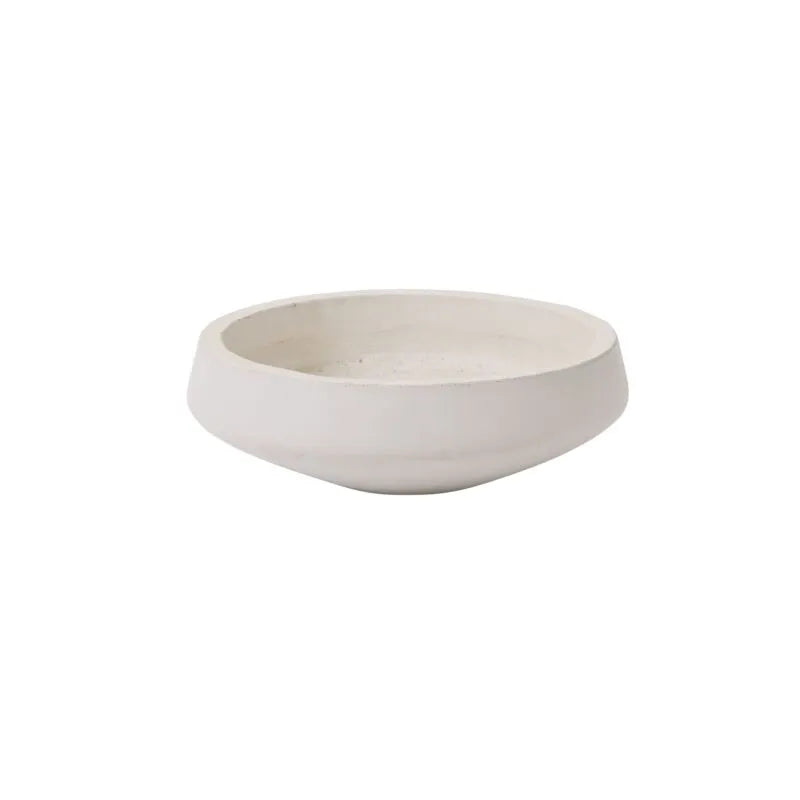 Newport White Low Bowl