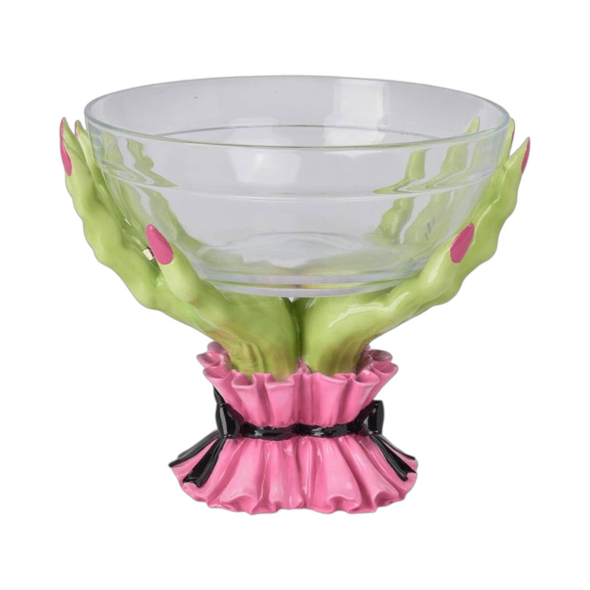 Green Witch Hand Candy Bowl
