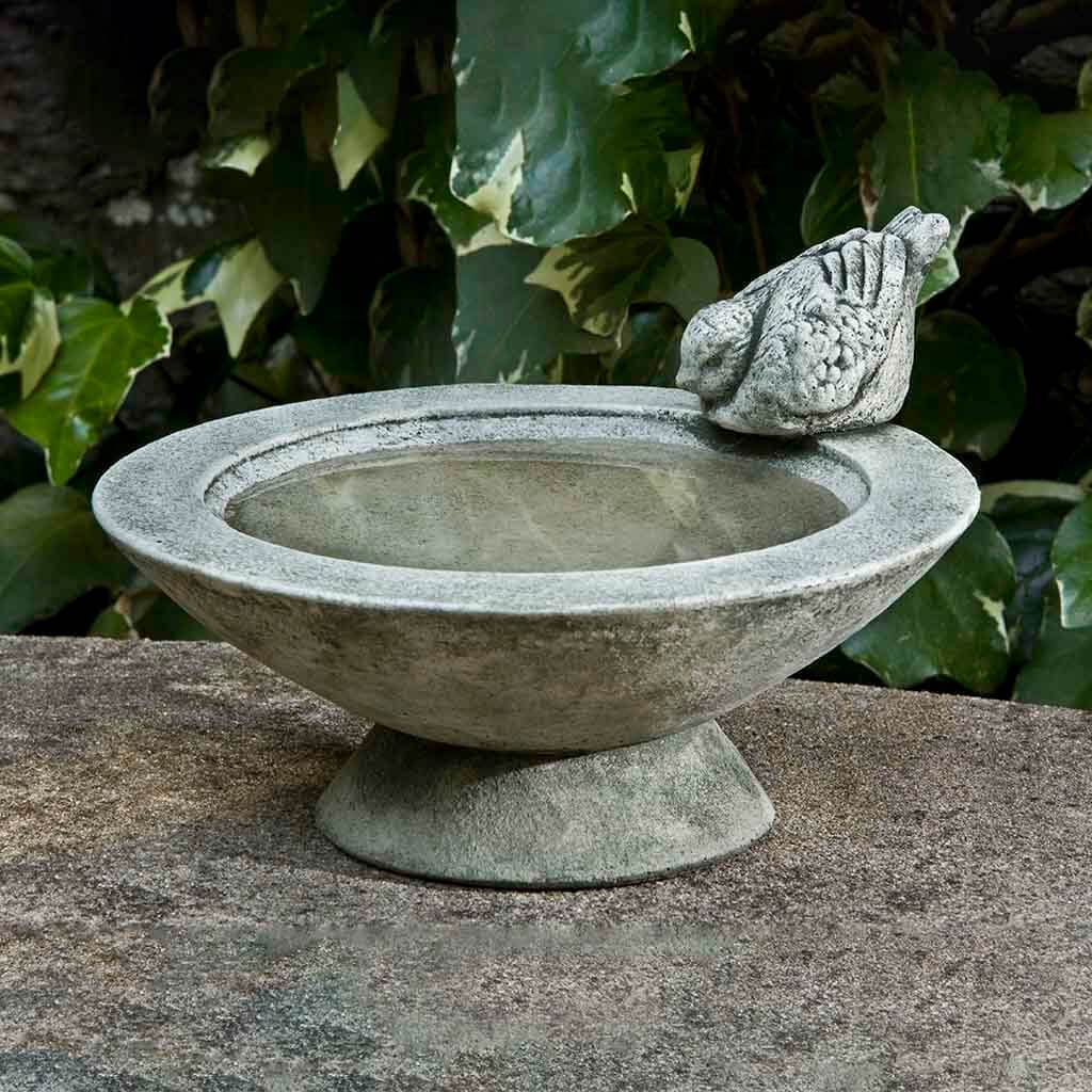 Campania Songbird's Rest Birdbath