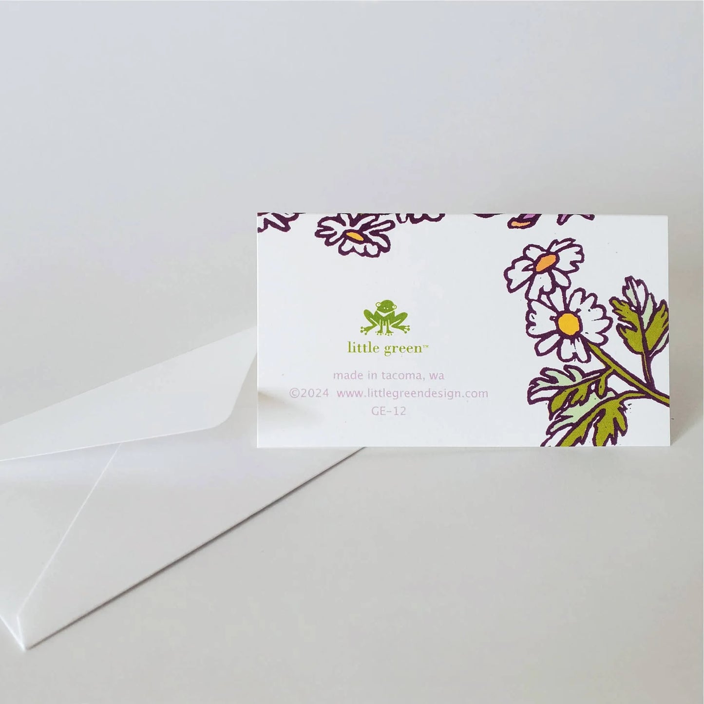Lotus & Daisy Mini Note Card Set of 8 Gift Tags