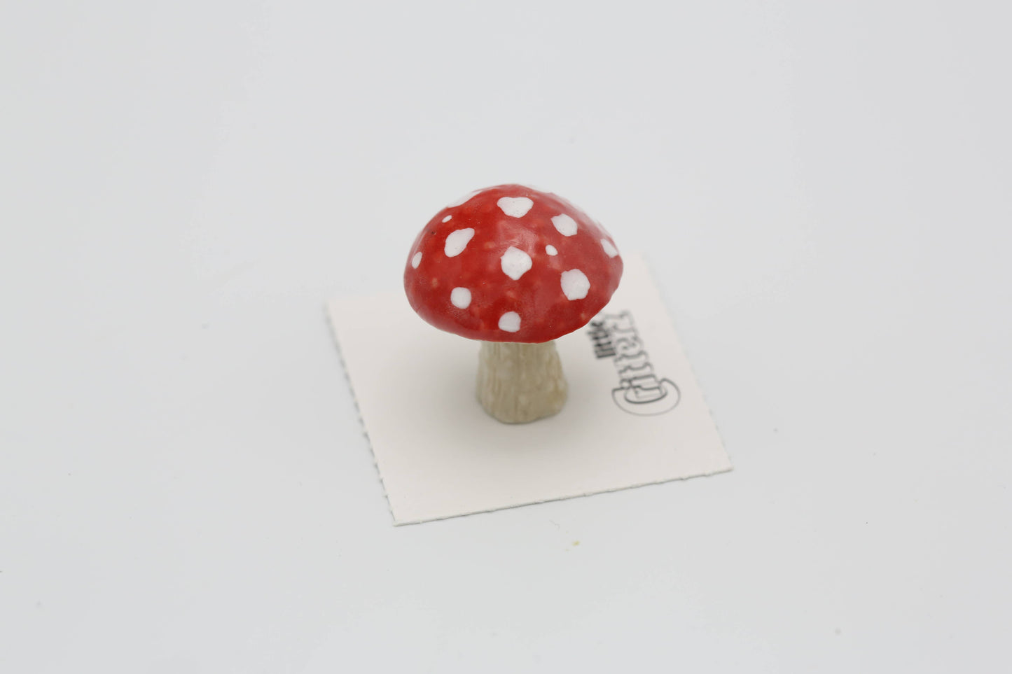 Porcelain Toadstool Figurine