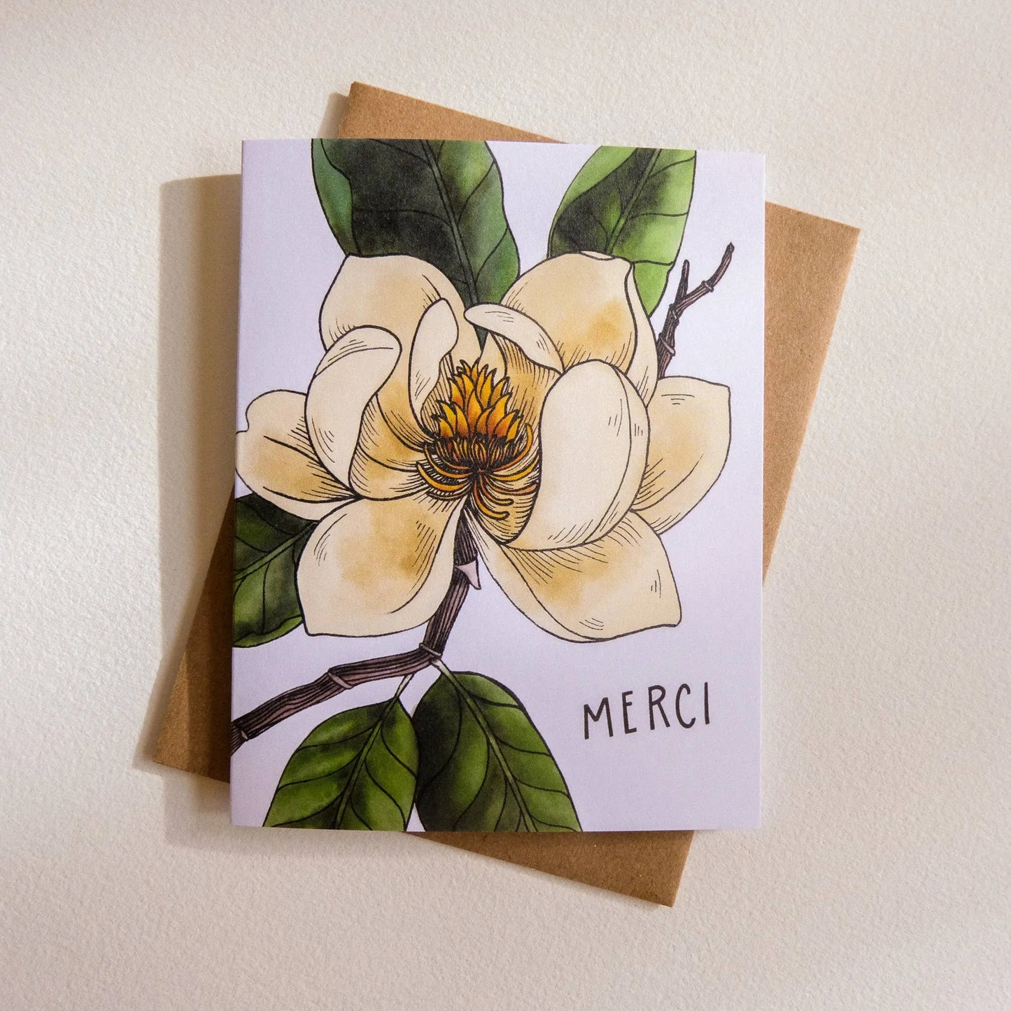 Merci Magnolia Card