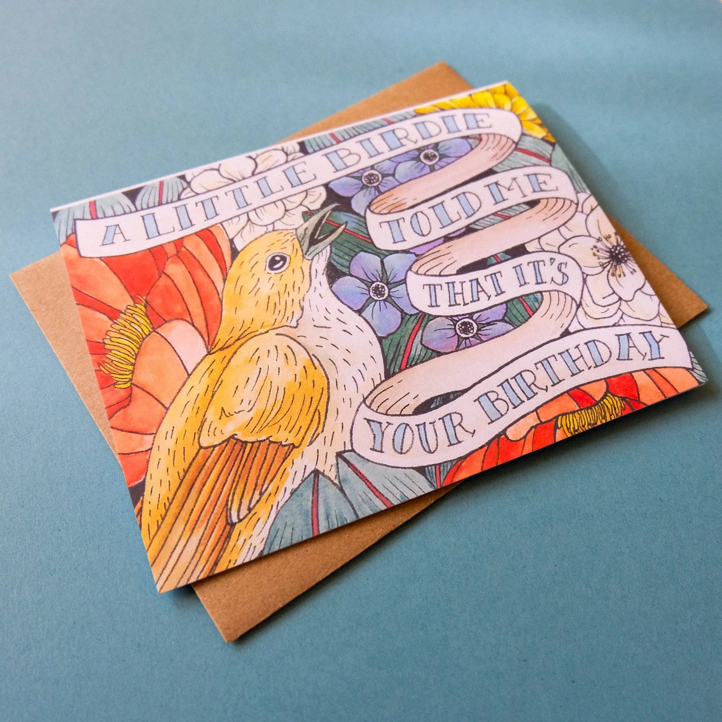A Little Birdie Told Me That It's Your Birthday Card