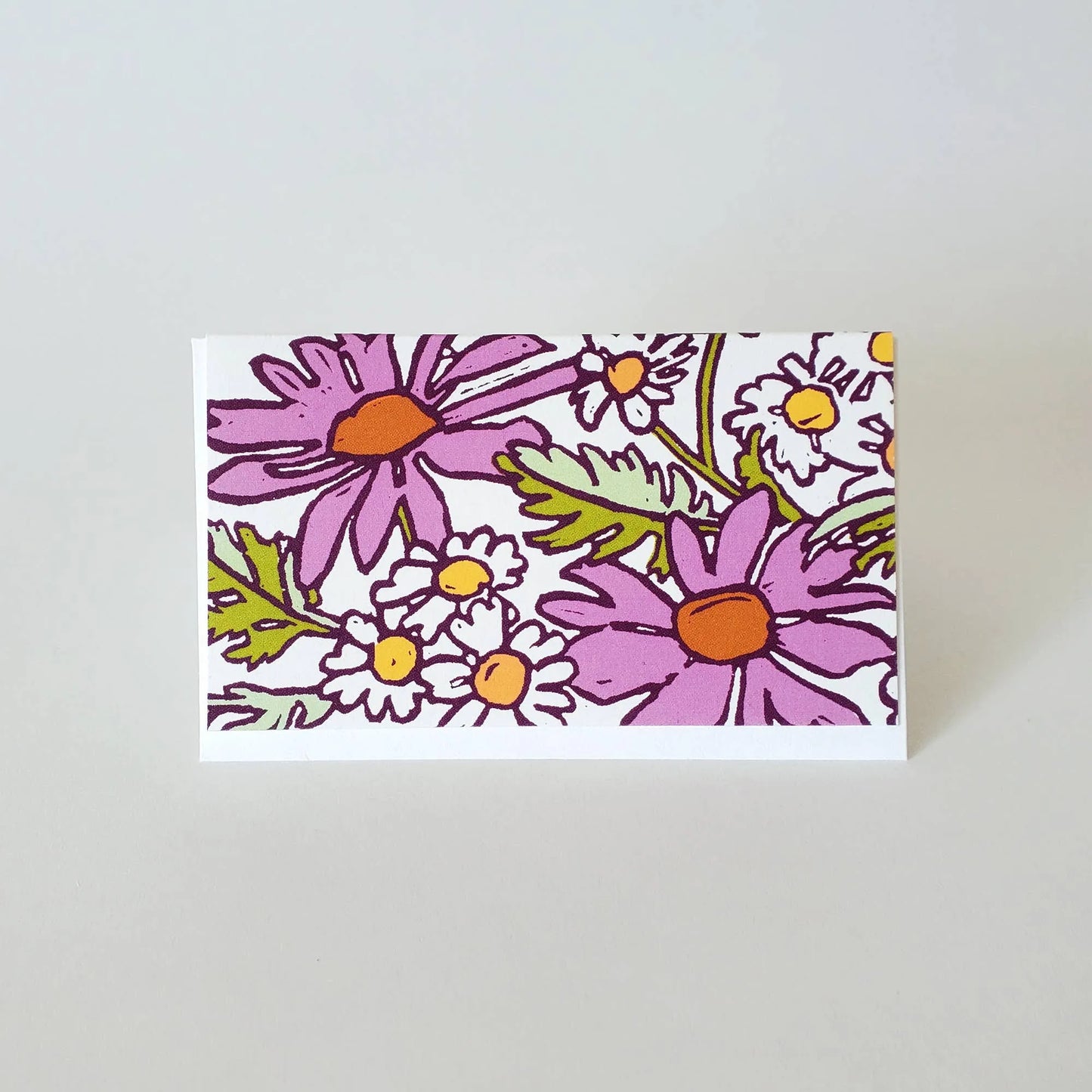 Lotus & Daisy Mini Note Card Set of 8 Gift Tags