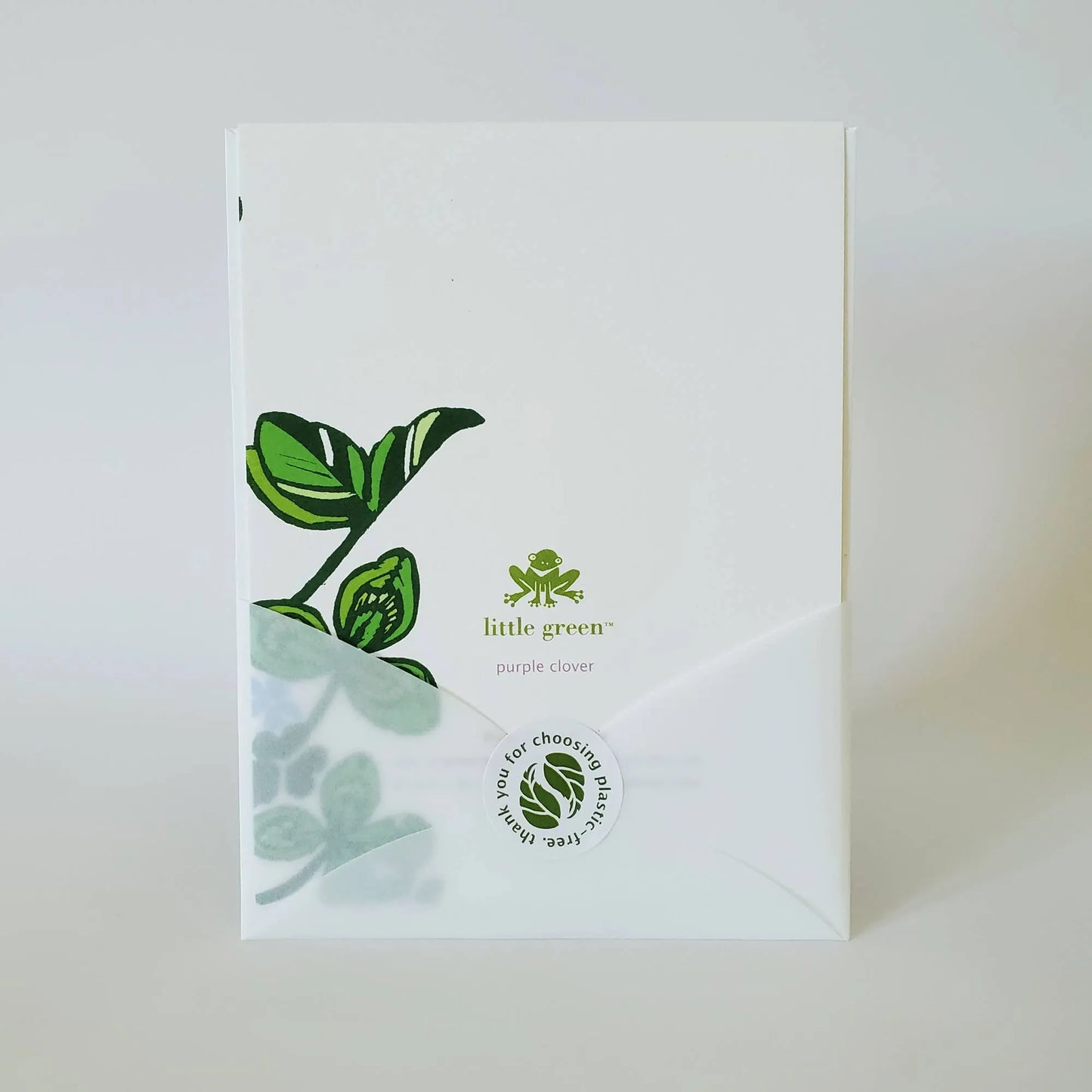 Botanical Spring Trillium Blank Greeting Card