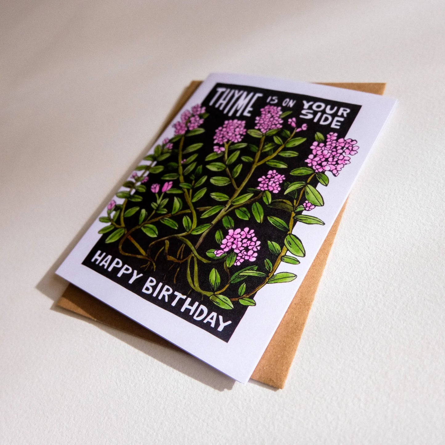 Thyme is on Your Side Happy Birthday Card