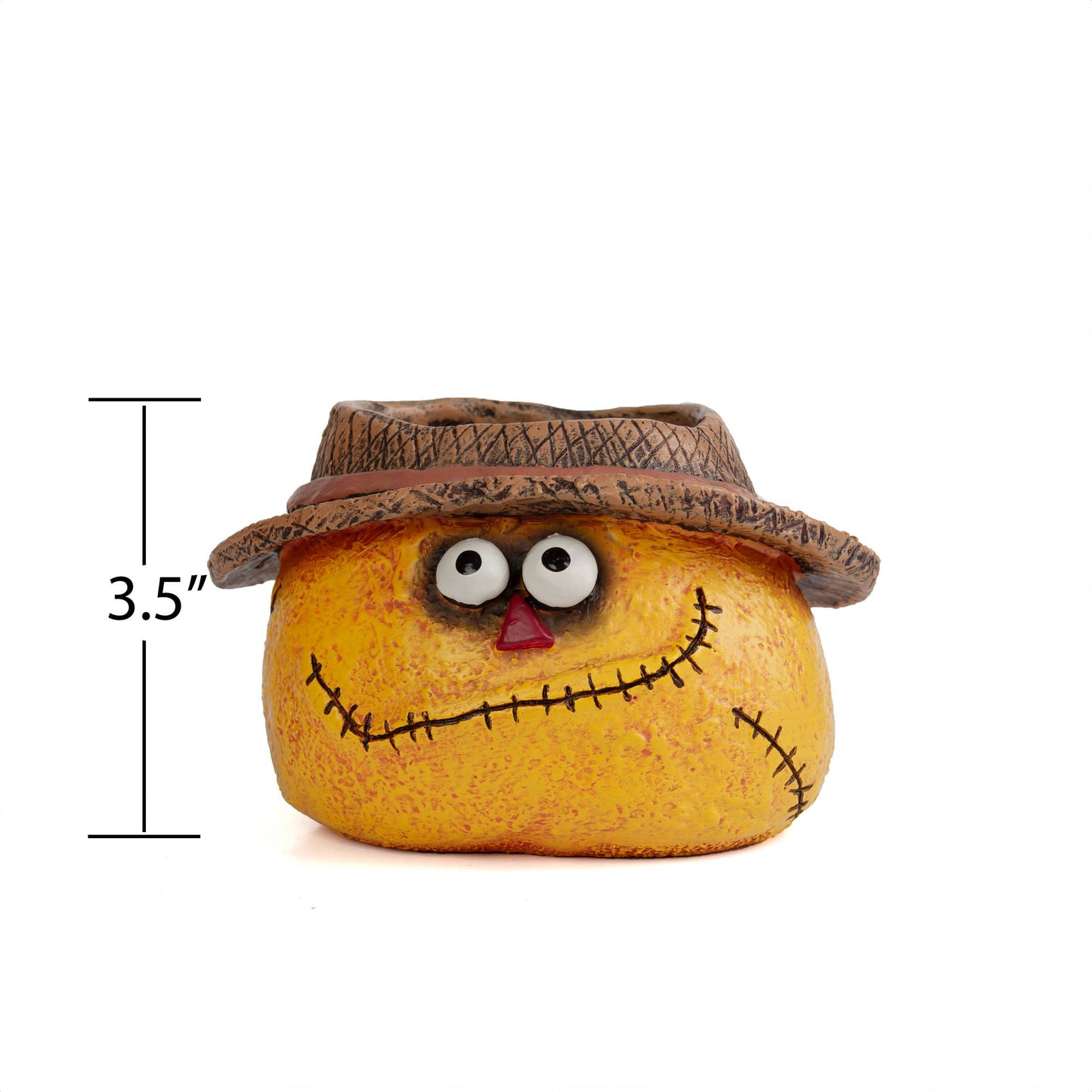 Strawman Dan Scarecrow Blobhouse Planter