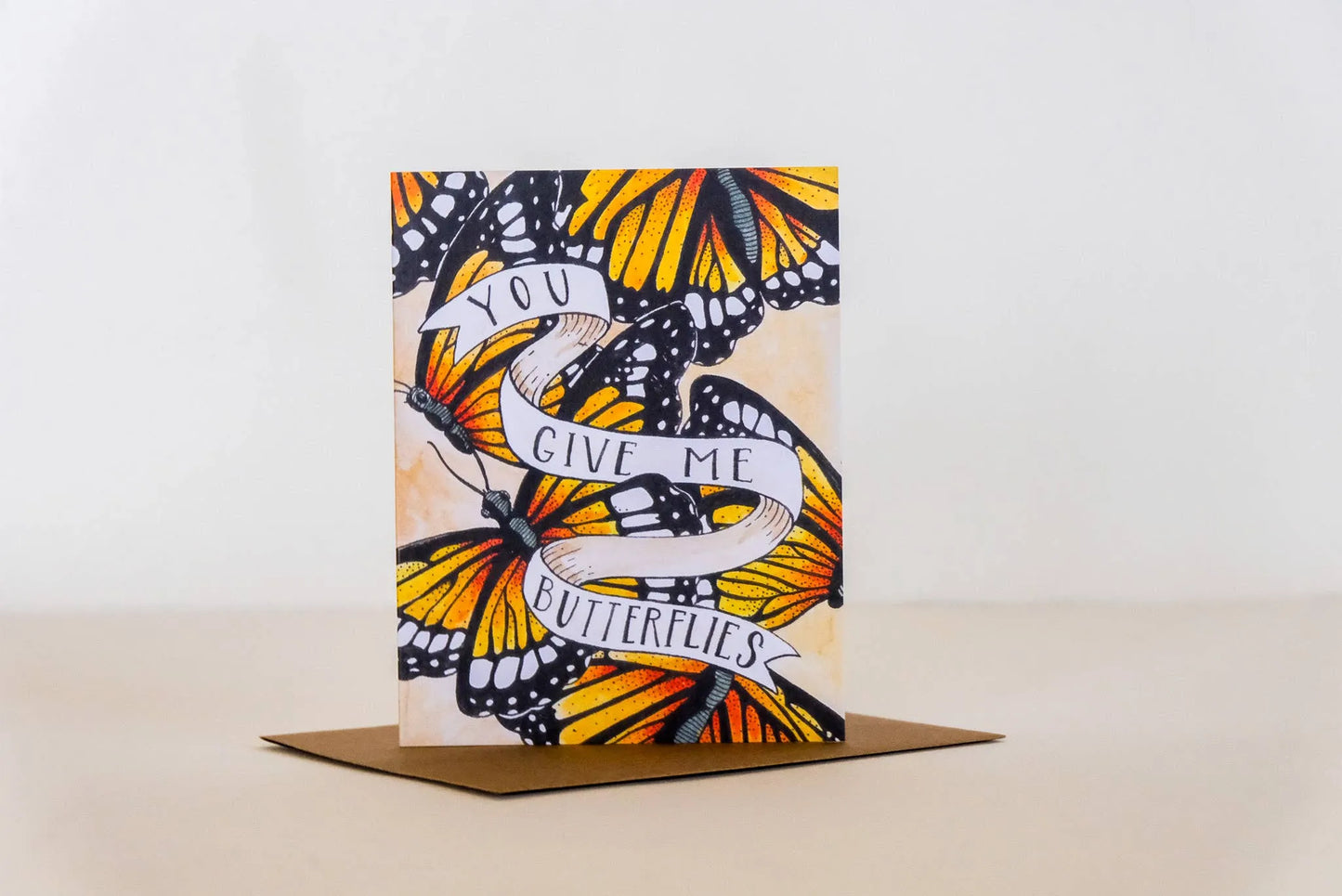 You Give Me Butterflies Card