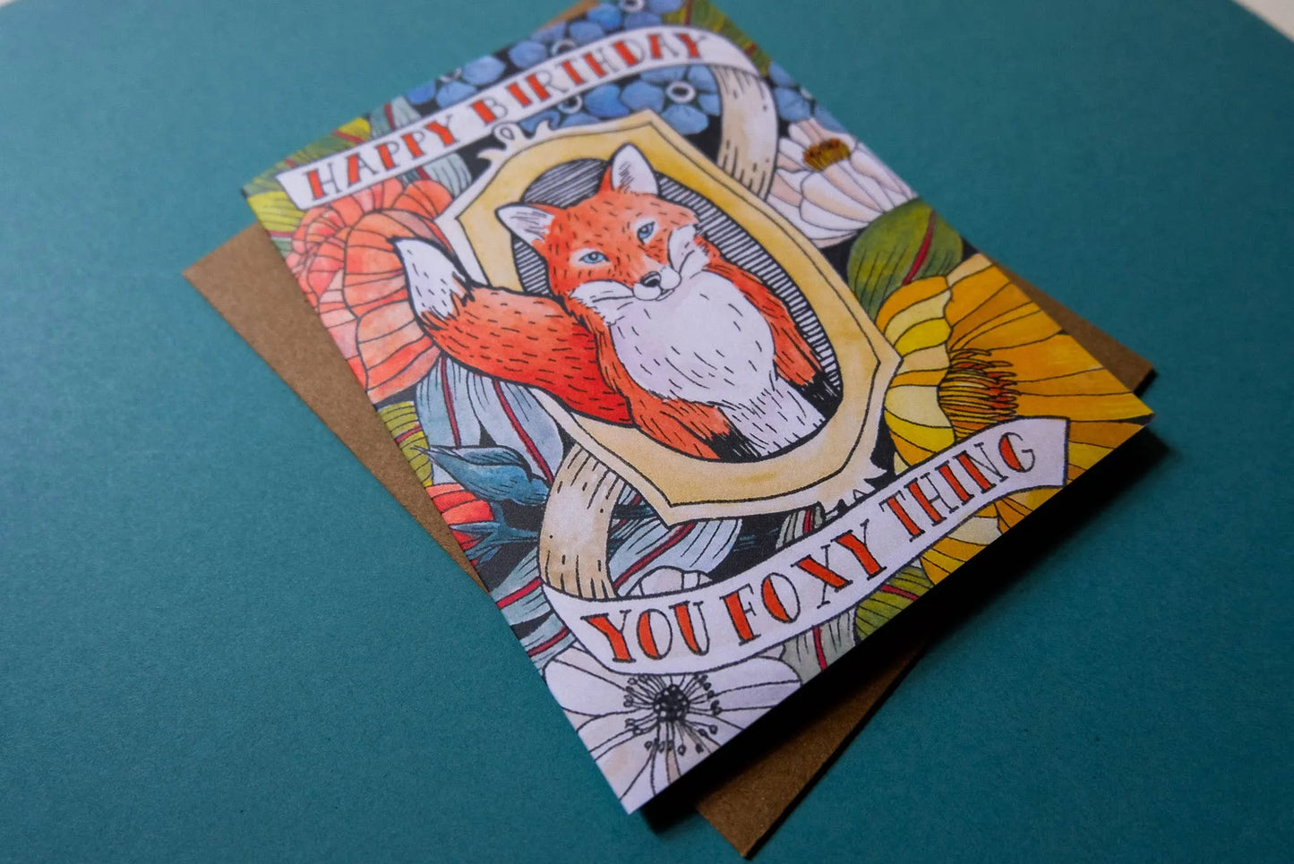 Happy Birthday You Foxy Thing Card