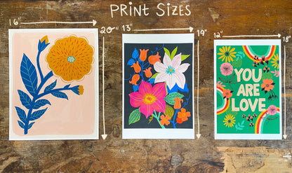 Bloom Into Yourself Art Print