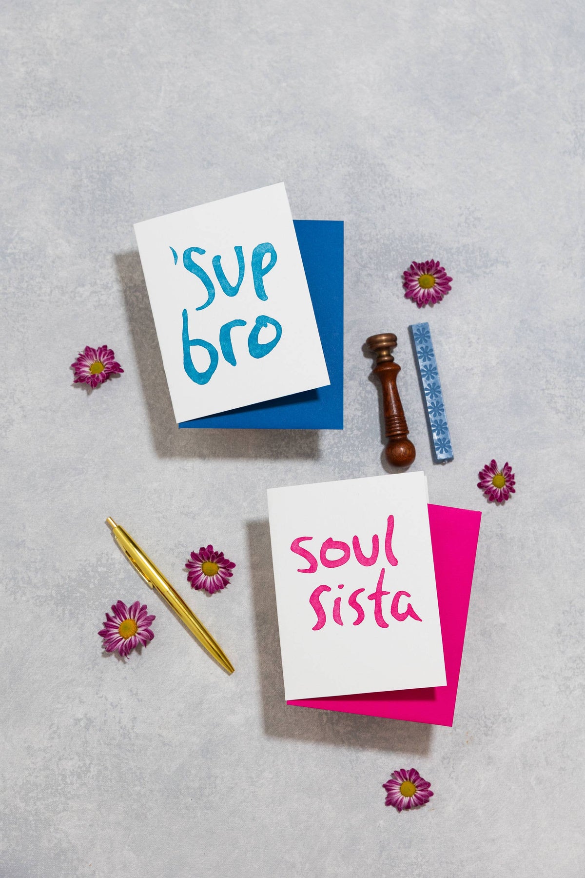 Soul Sista Letterpress Greeting Card