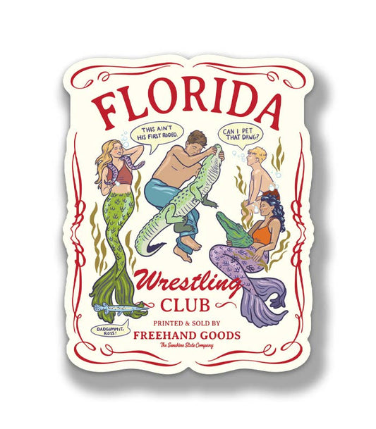 Florida Wrestling Club Sticker