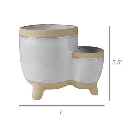 Double Pot , Ceramic