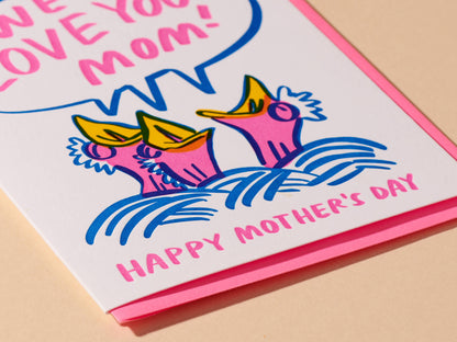 We Love Mom Mother's Day Greeting Card