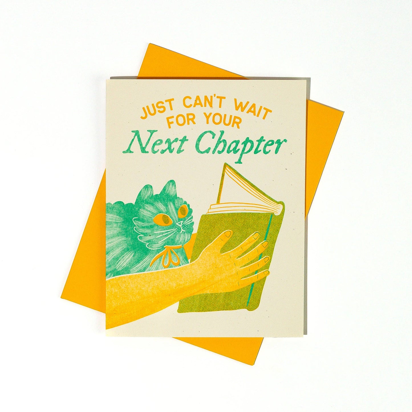 Kitten's Next Chapter  Greeting Card