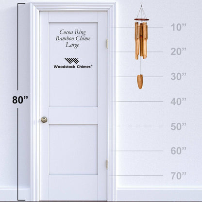 34 in. Woodstock Ring Bamboo Chime