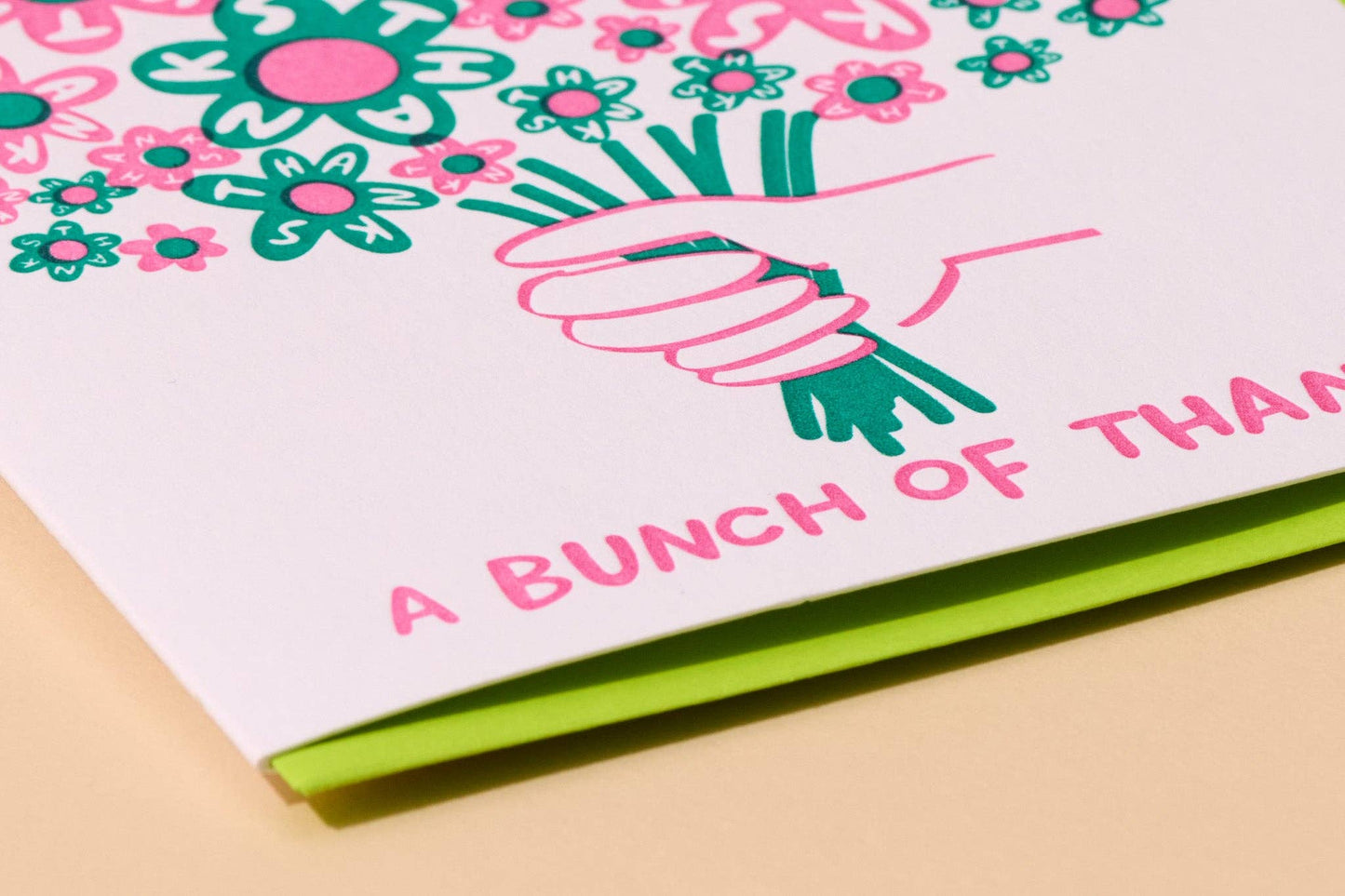 Thanks a Bunch Bouquet Card