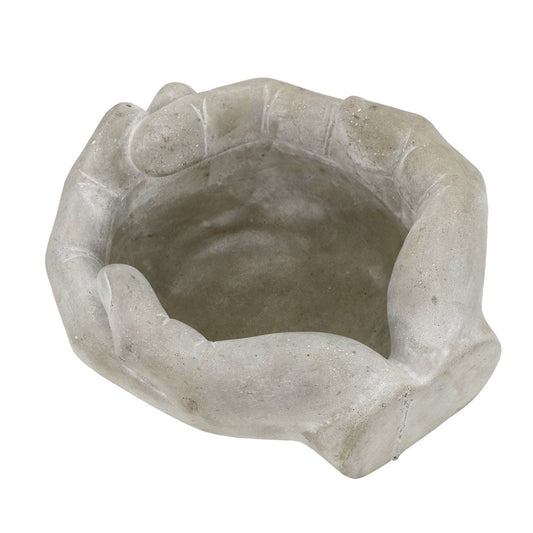 Cast Concrete Helping Hand Planter