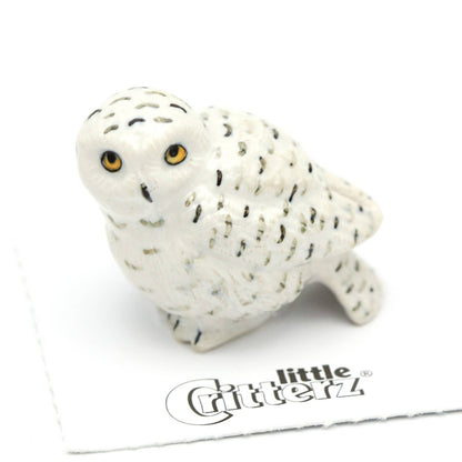 Porcelain Ghost the Snowy Owl Figurine