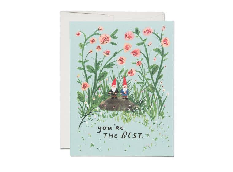 Garden Gnomes Friendship Greeting Card