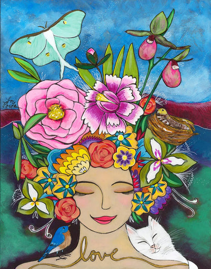 Abundance Goddess Card (Blank Inside)