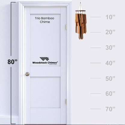 22 in. Woodstock Trio Bamboo Chime