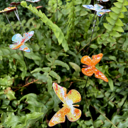 Copper Enamel Butterfly