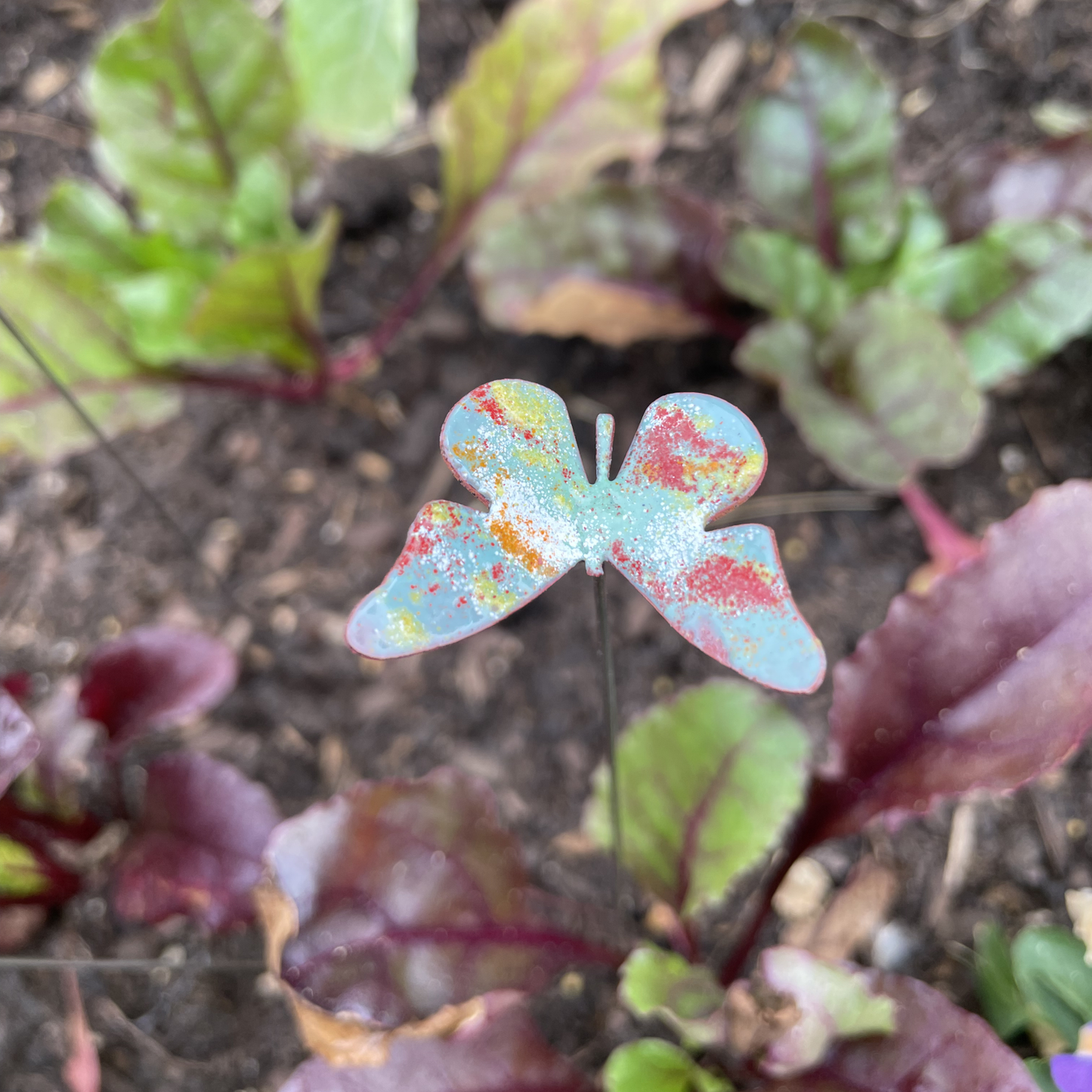 Copper Enamel Butterfly
