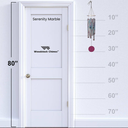 30 in. Woodstock Serenity Marble Décor Chime