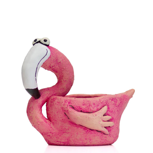 Fiona Flamingo Blobhouse® Planter