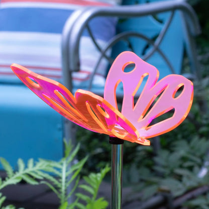 Fluorescent Butterfly stake - Butterfly garden