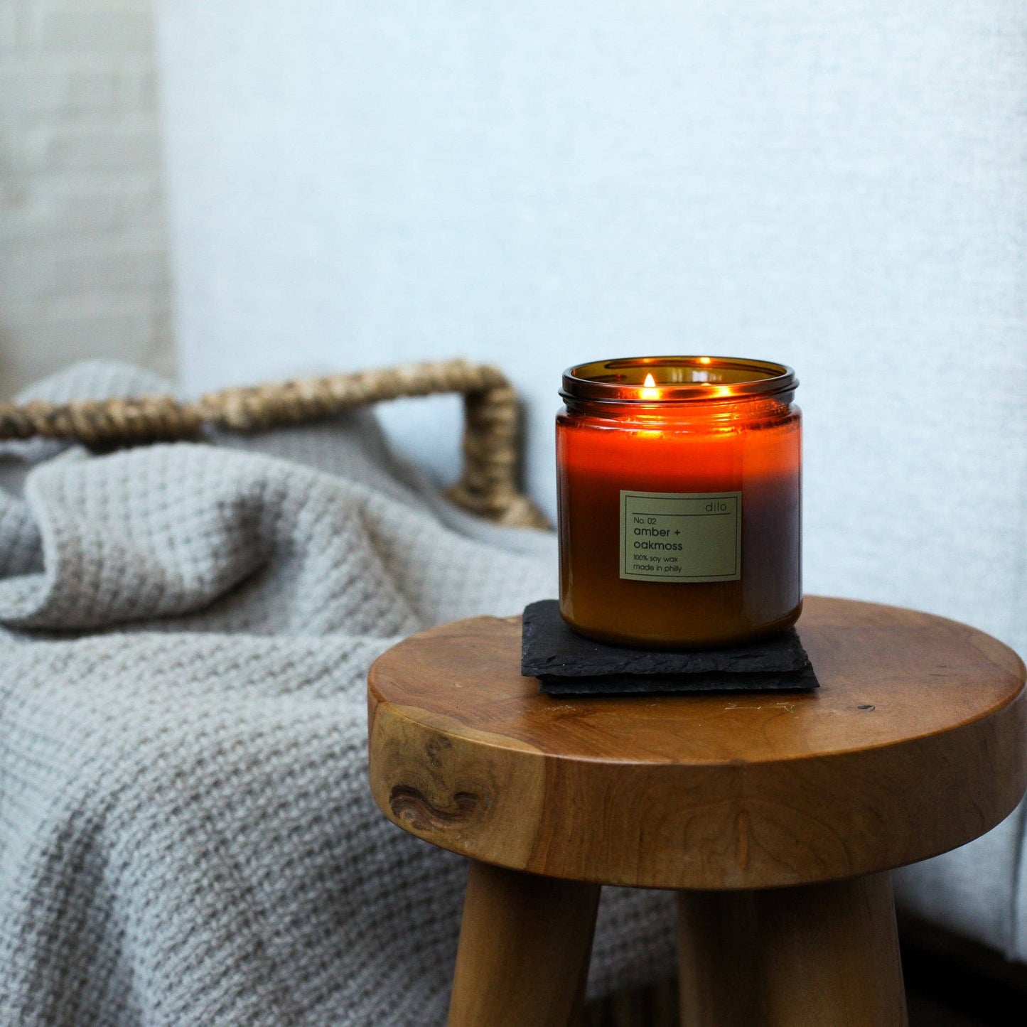 No. 02 - Amber + Oakmoss Candle