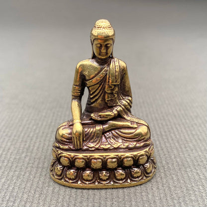 Brass Buddha statue  Crafts Desktop Ornaments Decoration