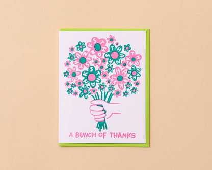 Thanks a Bunch Bouquet Card